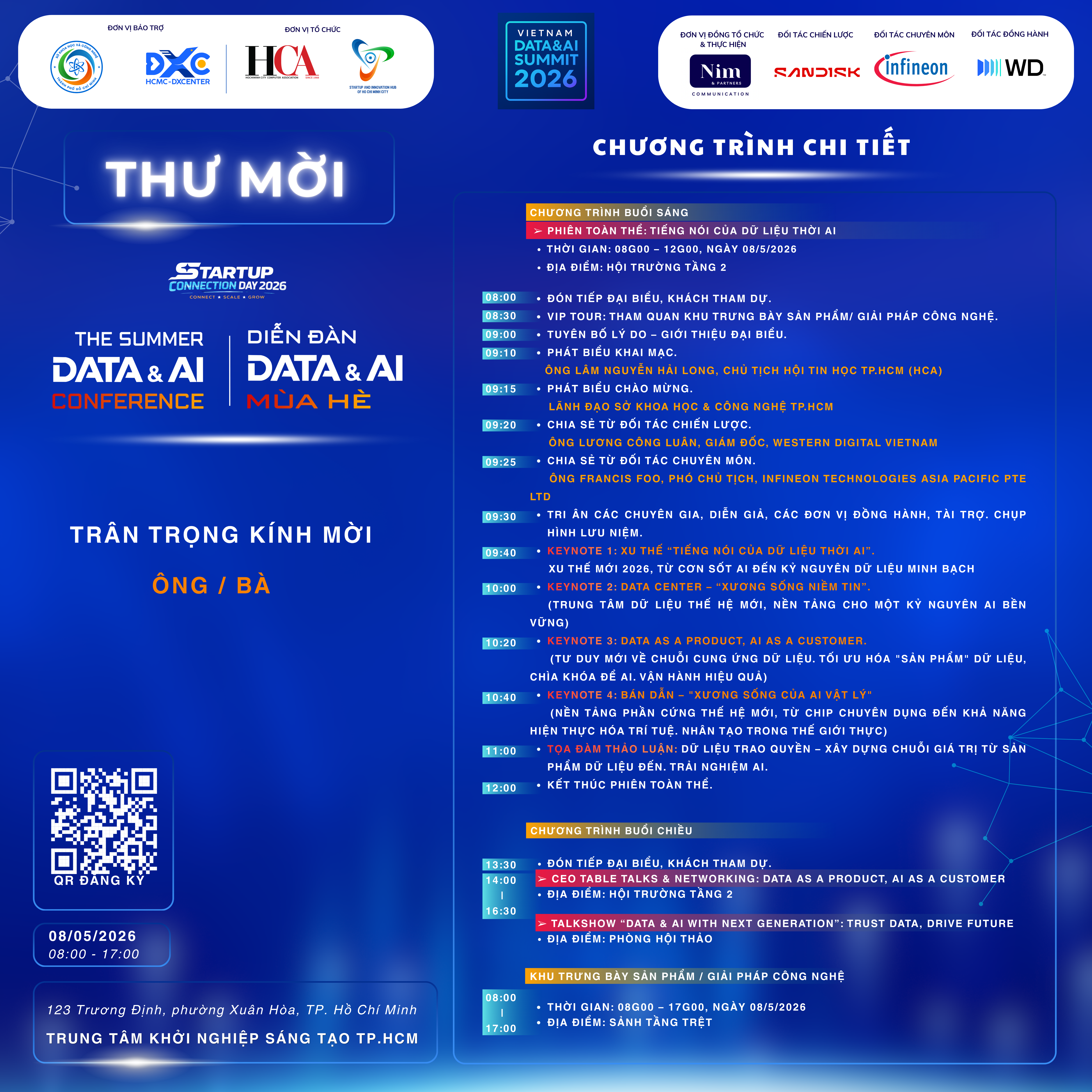 Thư mời tham dự The Summer Data & AI Conference 2026 – Chương trình chi tiết